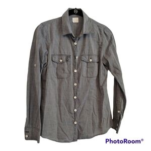 J.Crew blue button‎ down long sleeve